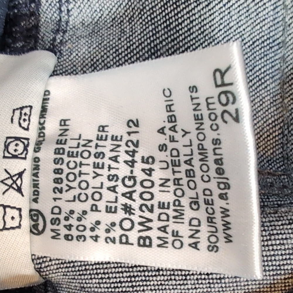 Adriano Goldschmied "The Legging" Super Skinny Dark Wash Maternity Jeans Sz 29 - Picture 14 of 15